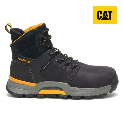 Caterpillar EDGE Waterproof Nano Toe CSA Miesten Turvakengät Mustat (QJURC)